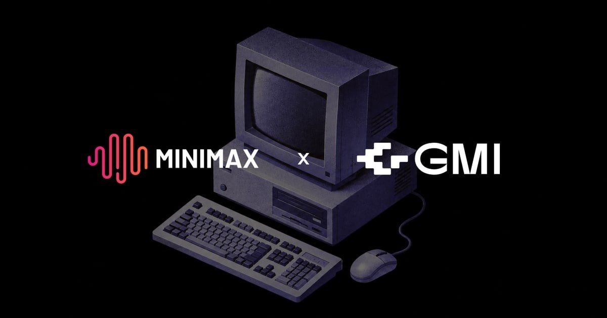 MiniMax Week × GMI Cloud 官方活动主视觉：生成式视频与前沿推理，14 天免费，一场属于开发者的 AI 饕餮。