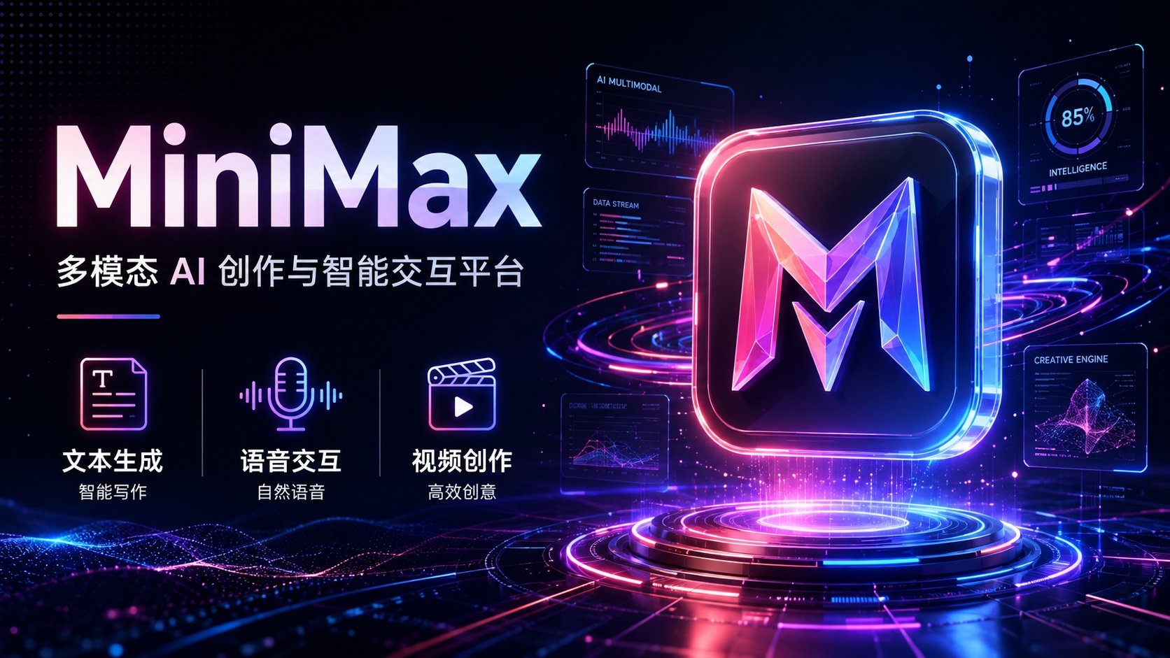 MiniMax 工具界面或产品展示图