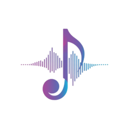 Nafy AI 官方标识 Nafy AI 官方 logo:紫蓝青渐变八分音符与数字声波